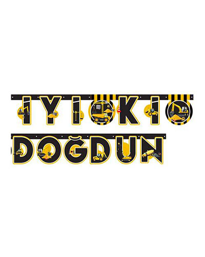 FLAMA İNŞAAT İYİKİ DOĞDUN YAZI PK:1 SET KL:144