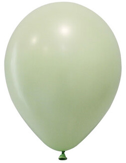 BALON DÜZ PASTEL MAKARON 12 İNC YEŞİL PK:100 KL:50