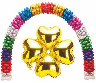 FOLYO BALON KALP ÇİÇEKİ ALTIN 13INC PK:1 KL:400