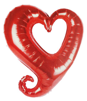 FOLYO BALON KALP ORTASI BOŞ KIRMIZI 18 İNC P1-1000