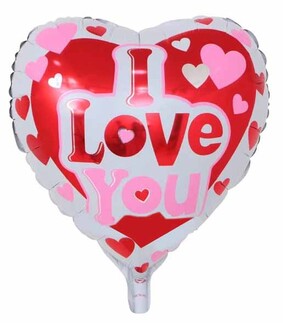 FOLYO BALON KALPLİ I LOVE YOU PK:1 KL:200