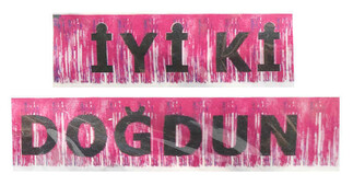 İYİKİ DOĞDUN BANNER PÜSKÜLLÜ METALİZE PEMBE PK:1