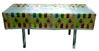 MASA ÖRTÜSÜ İYİKİ DOĞDUN PASTALI 108*180CM PK:10