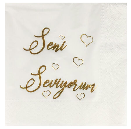 PEÇETE SENİ SEVİYORUM VARAKLI ALTIN PK:16 KL:100